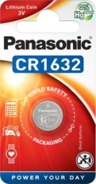 Panasonic CR1632 Batteri - 3V